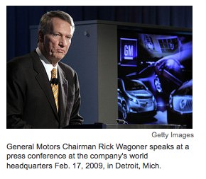 General Motors Chairman Rick Wagoner