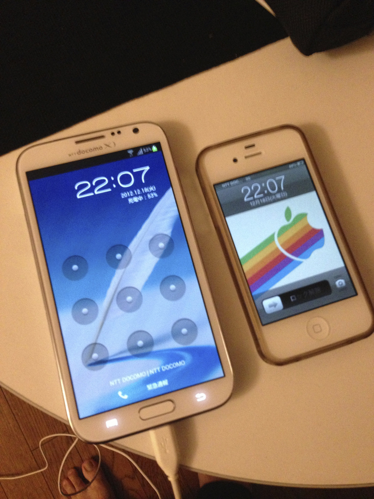 iphone4s&galaxy note2